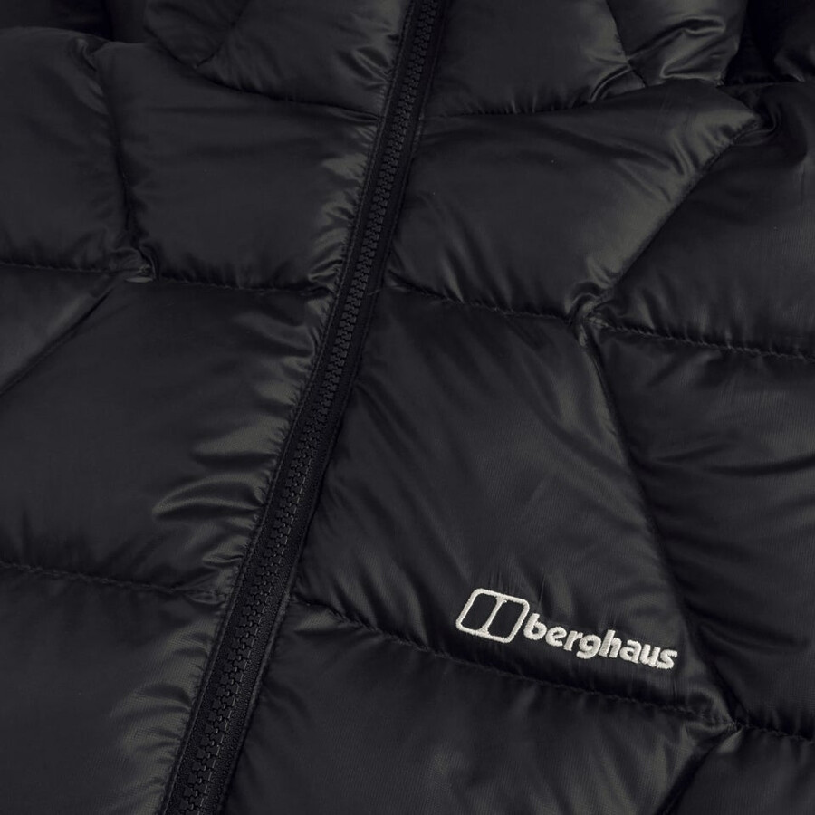 frauen explorer lange unten jacke - schwarz berghaus