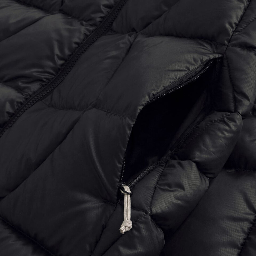 frauen explorer lange unten jacke - schwarz berghaus