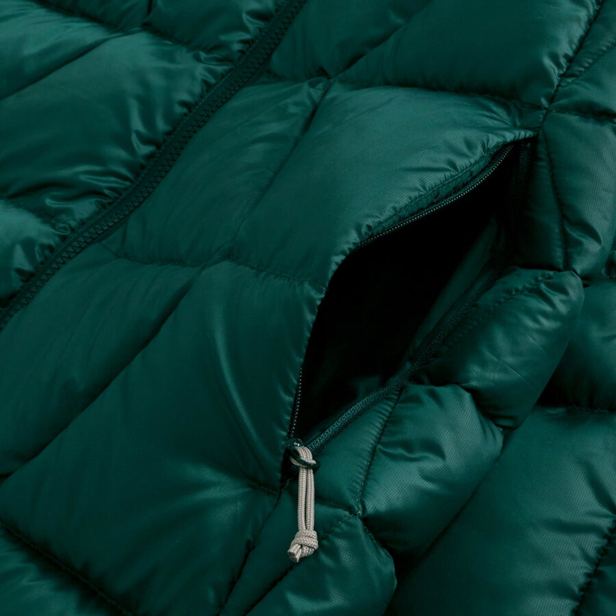 frauen explorer lange unten jacke - grün berghaus