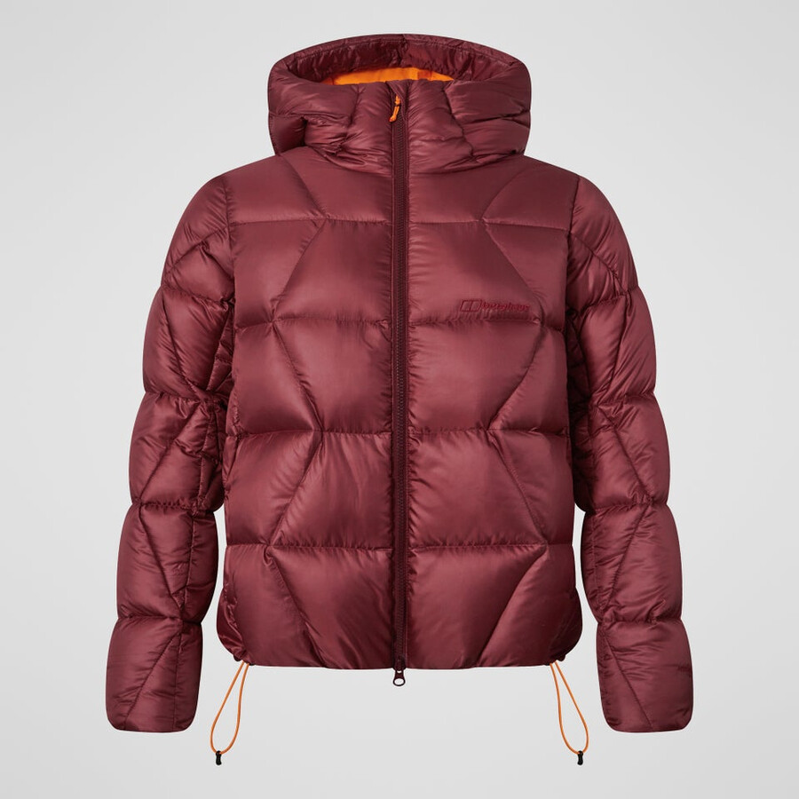 frauen explorer down jacket - red berghaus