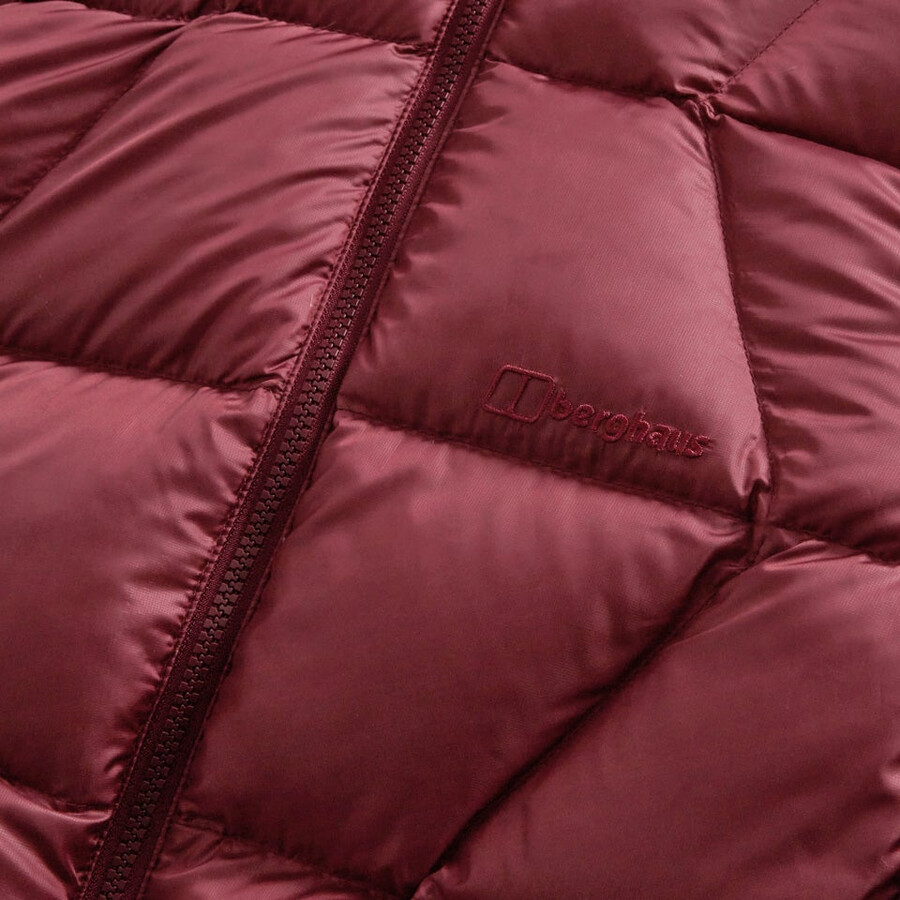 frauen explorer down jacket - red berghaus