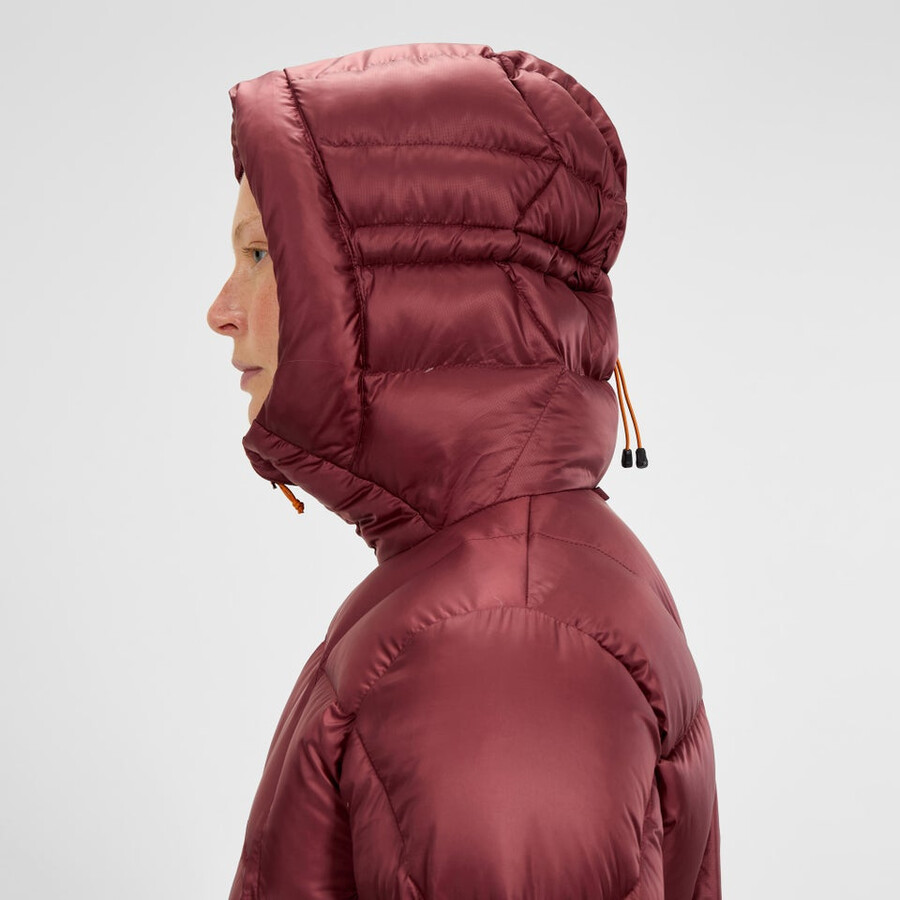 frauen explorer down jacket - red berghaus