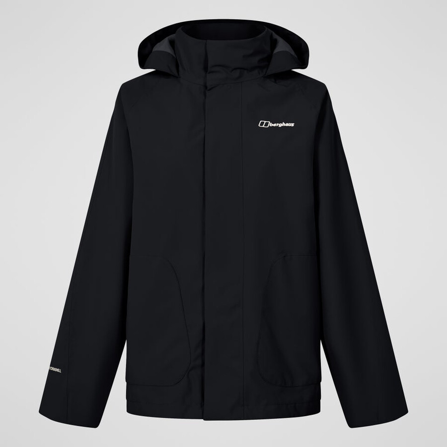 frauen sibsey parka - black die berghaus
