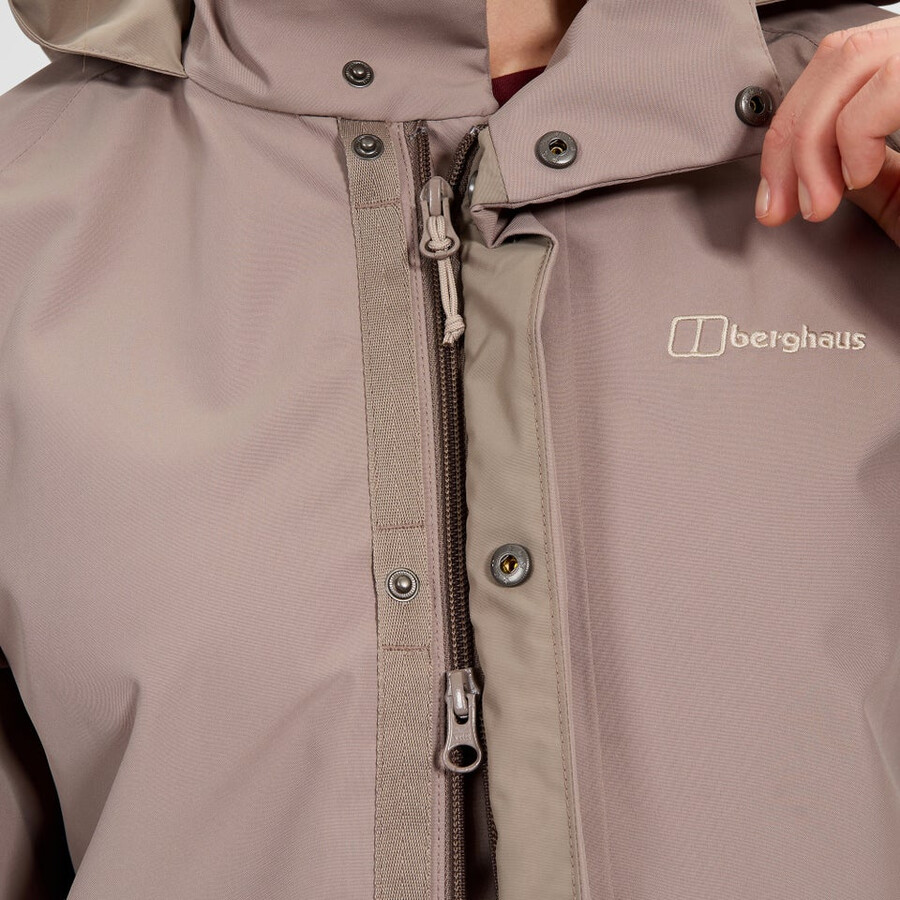frauen sibsey parka - natural berghaus