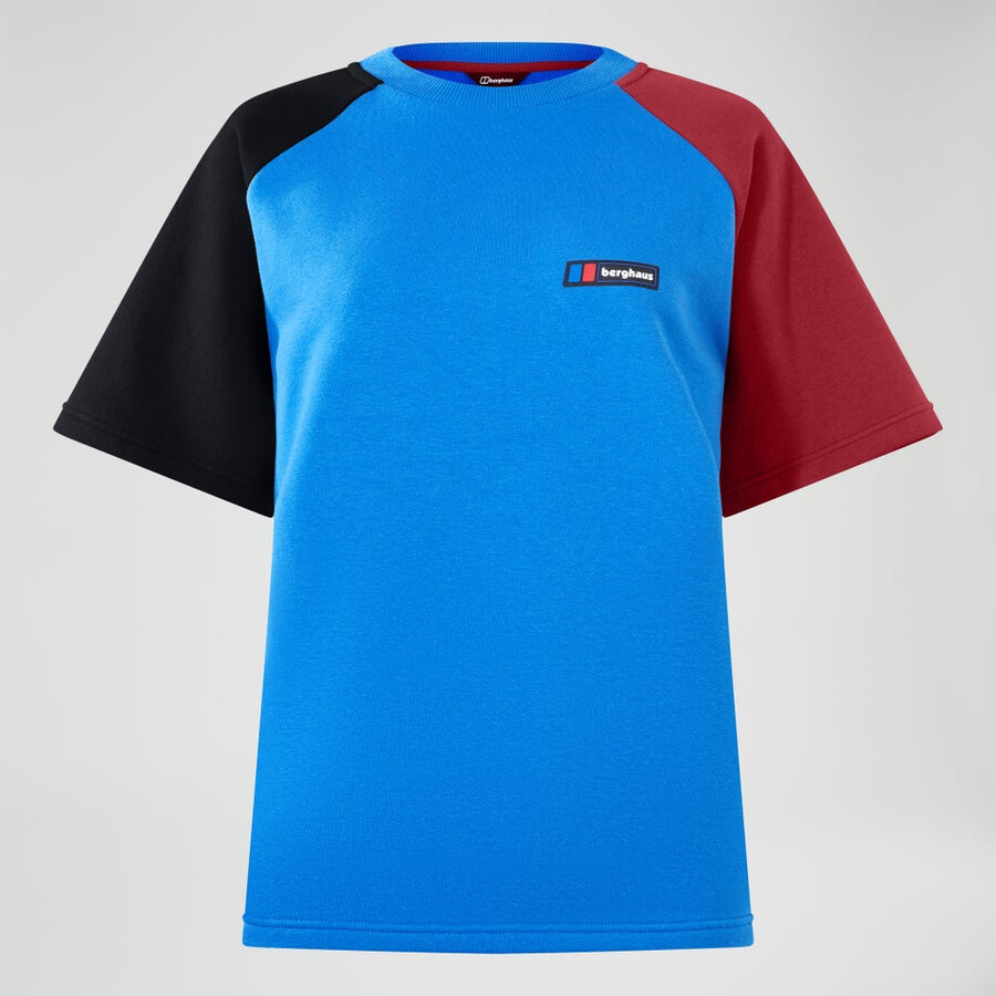 unisex storm 25 short sleeve tee - blaurot berghaus