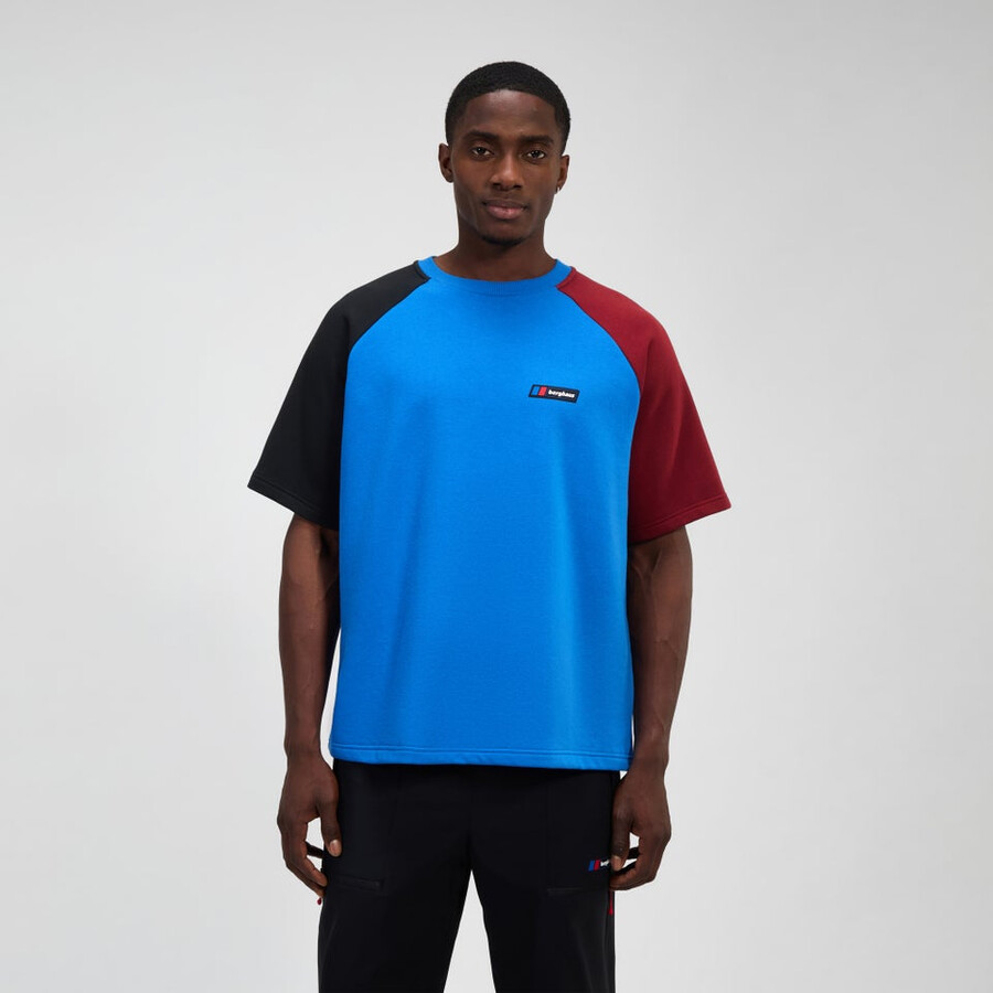 unisex storm 25 short sleeve tee - blaurot berghaus