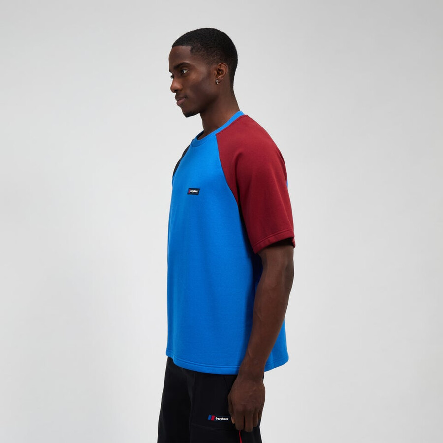 unisex storm 25 short sleeve tee - blaurot berghaus