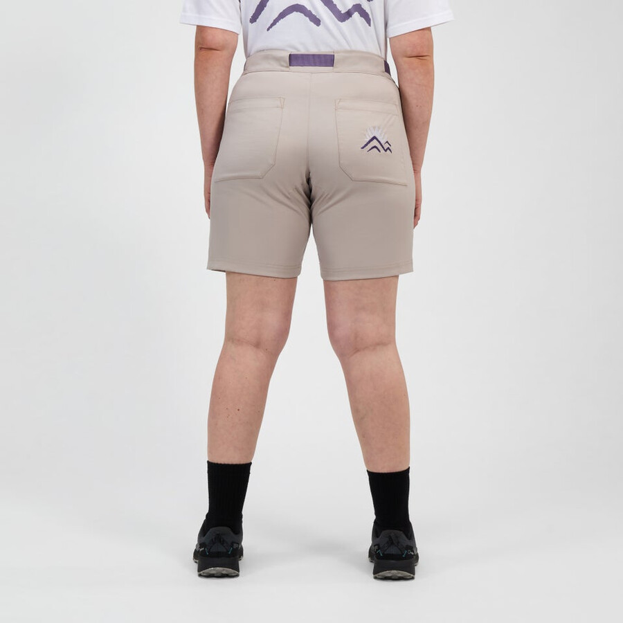 unisex sonnte peak short - grau berghaus