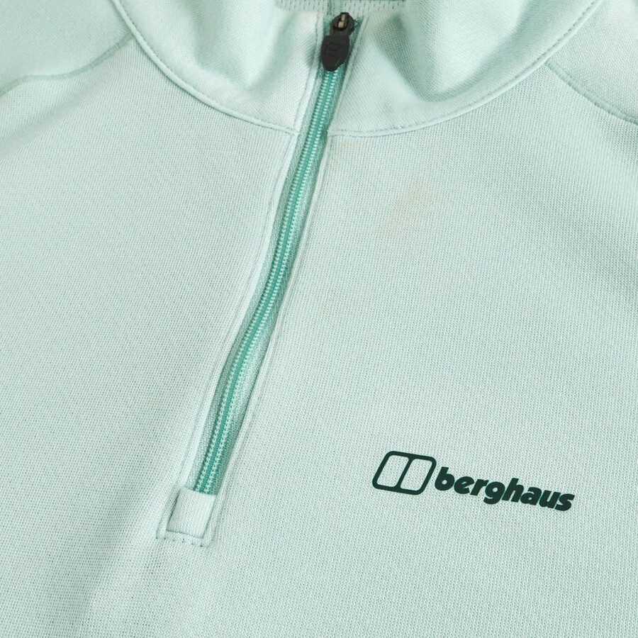 frauen-ivyhill half zip top - grün berghaus