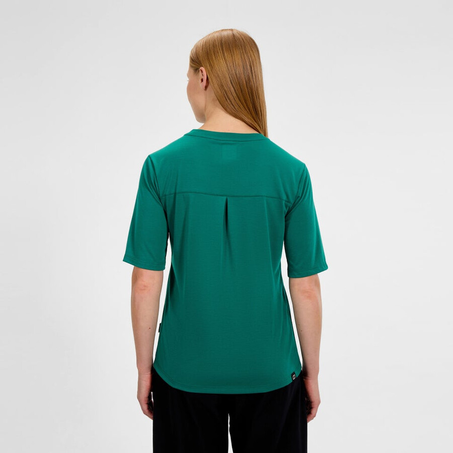 frauen sonnenhut an kurzen Ärmeln tee - green berghaus