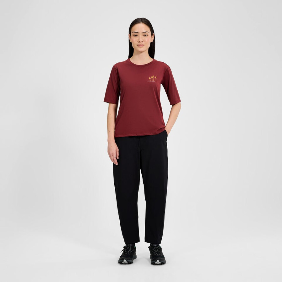 frauen sonnenhut an kurzen Ärmeln tee - red berghaus