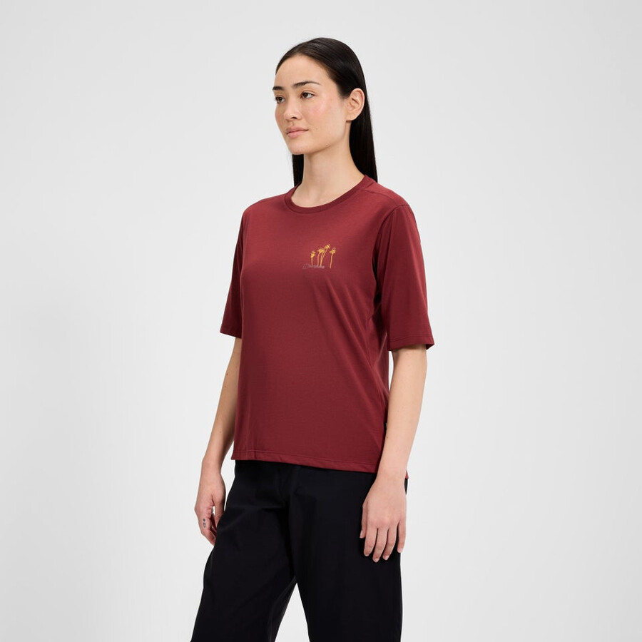 frauen sonnenhut an kurzen Ärmeln tee - red berghaus