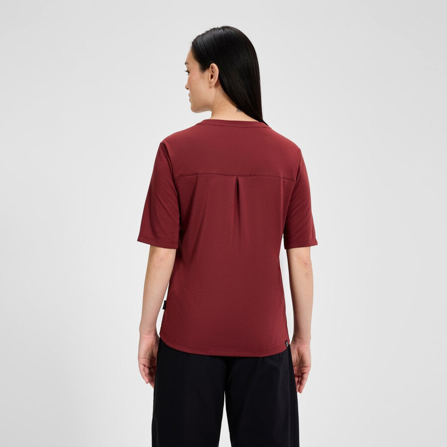 frauen sonnenhut an kurzen Ärmeln tee - red berghaus