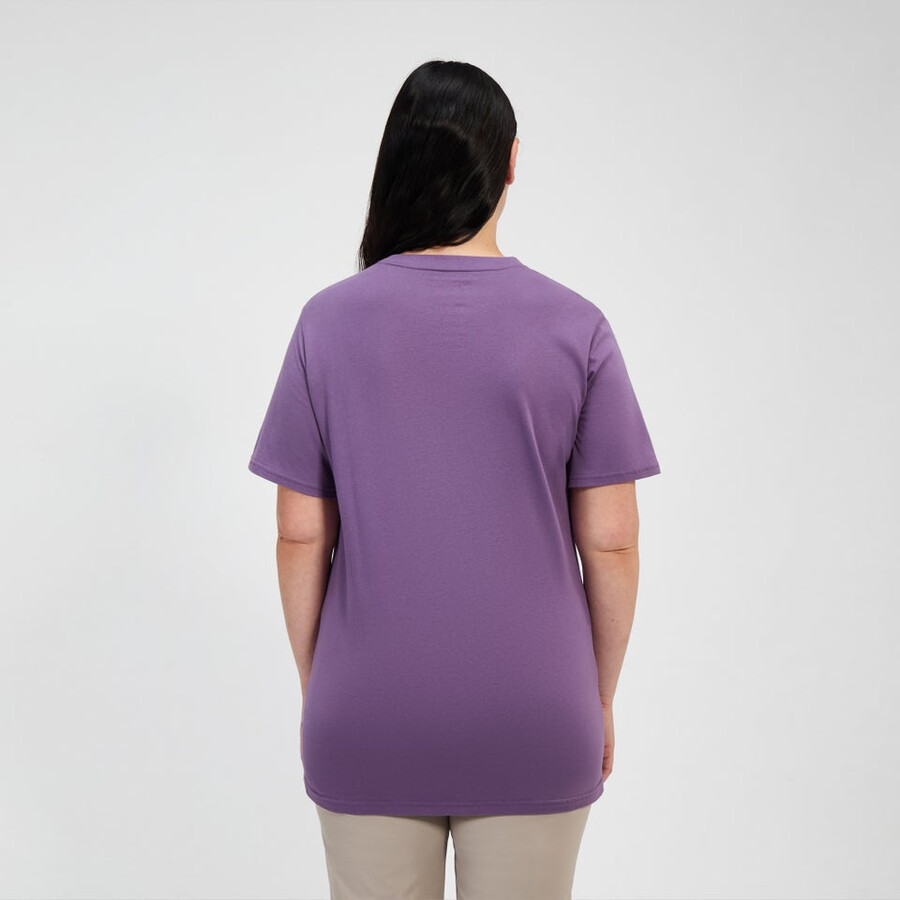 frauen s hill dunst short sleeve tee - purple berghaus
