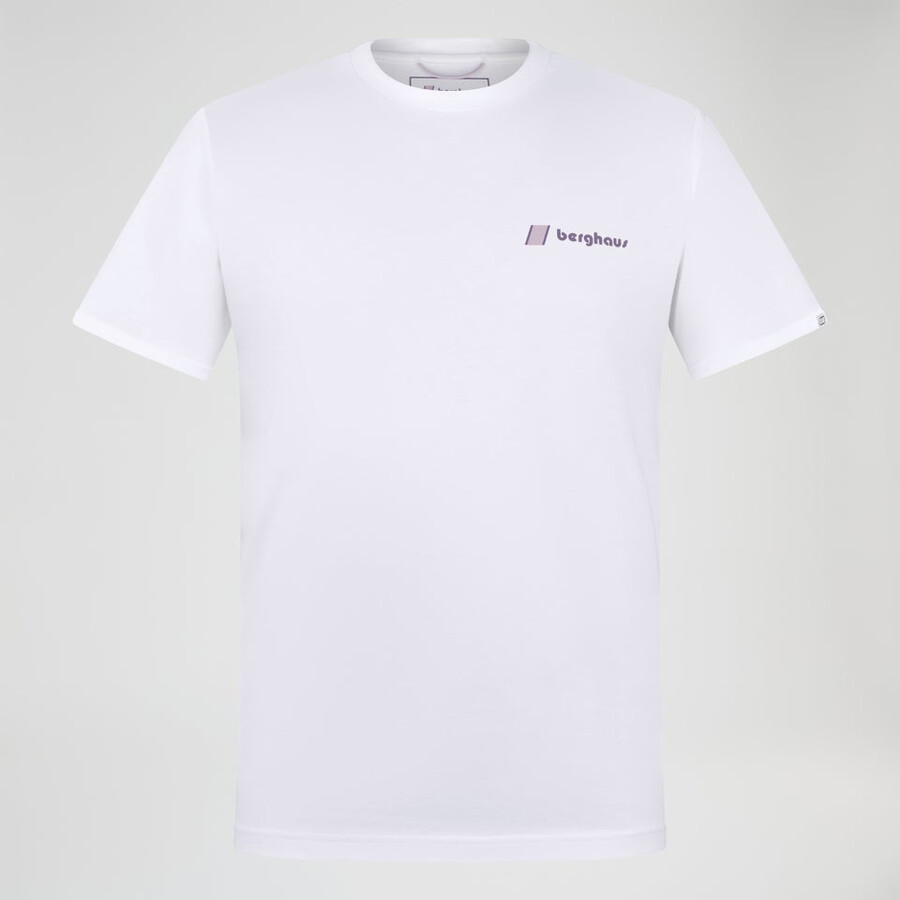 unisex sonnte peak short sleeve tee - white berghaus