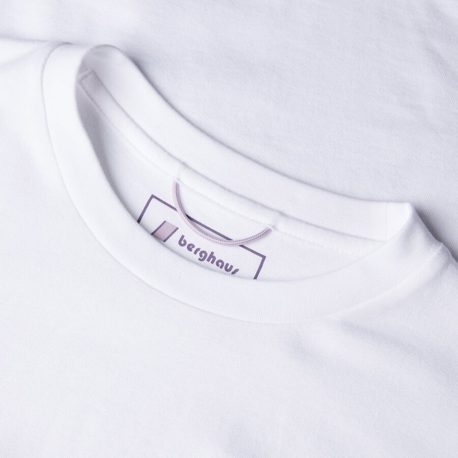 unisex sonnte peak short sleeve tee - white berghaus