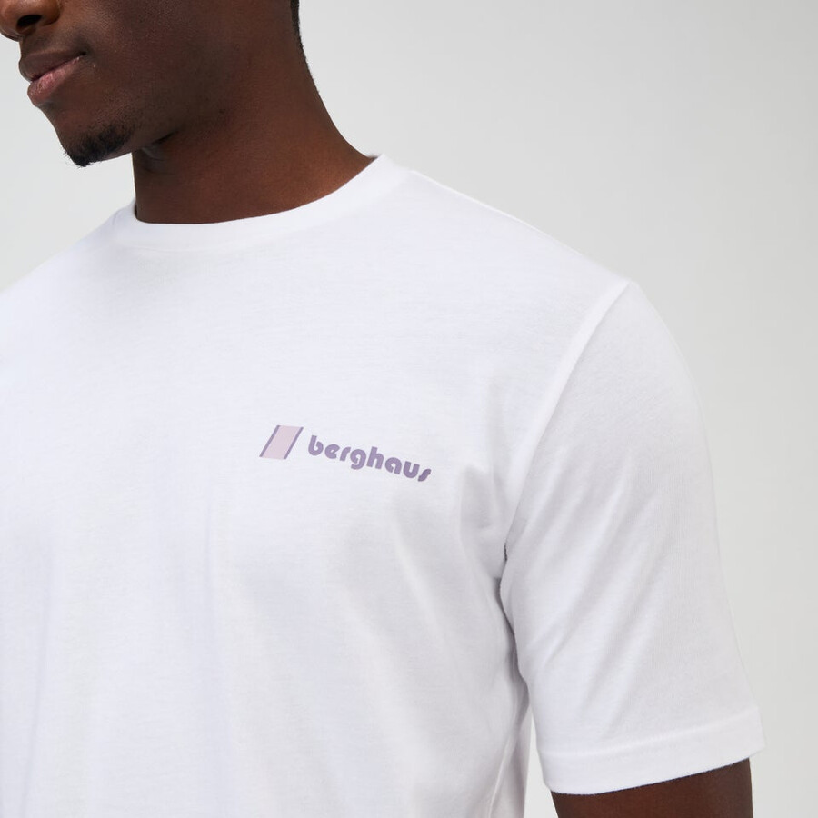 unisex sonnte peak short sleeve tee - white berghaus