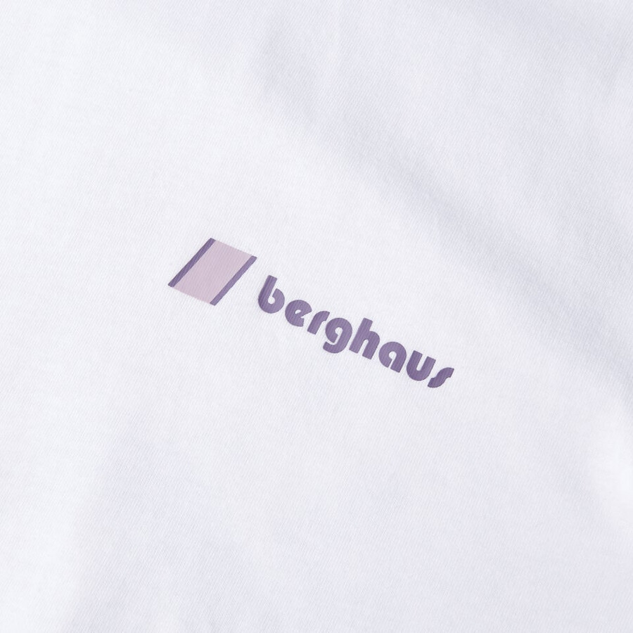unisex sonnte peak short sleeve tee - white berghaus