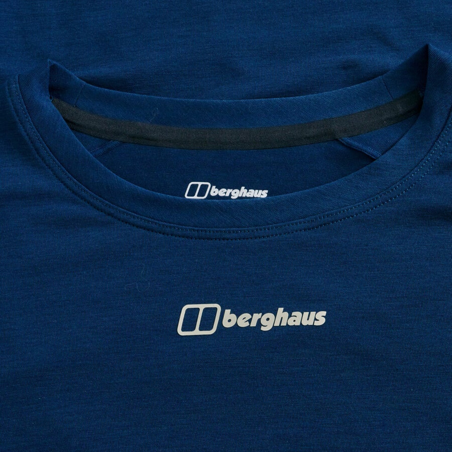 women s delta long sleeve tech tee - blue berghaus