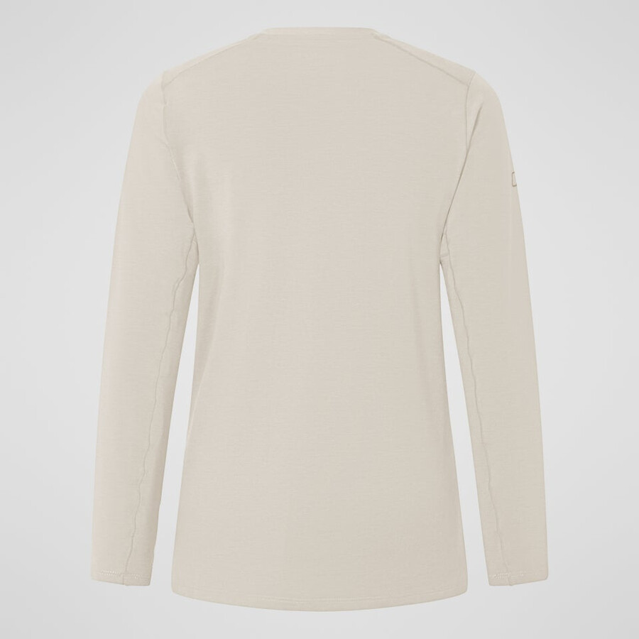 women s delta long sleeve tech tee - grau berghaus