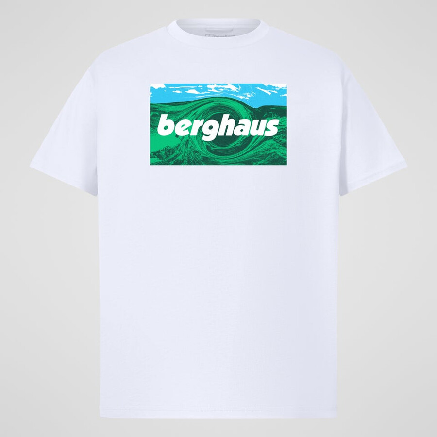 unisex twisted himmel tee - white berghaus