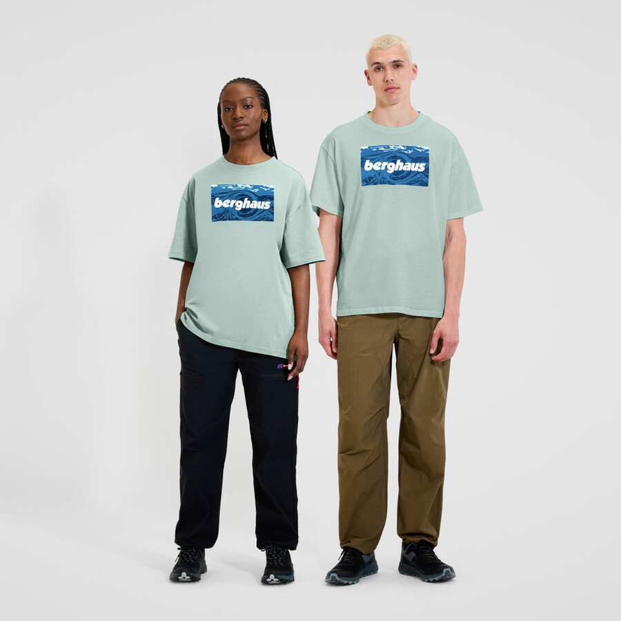 unisex twisted himmel tee - green berghaus