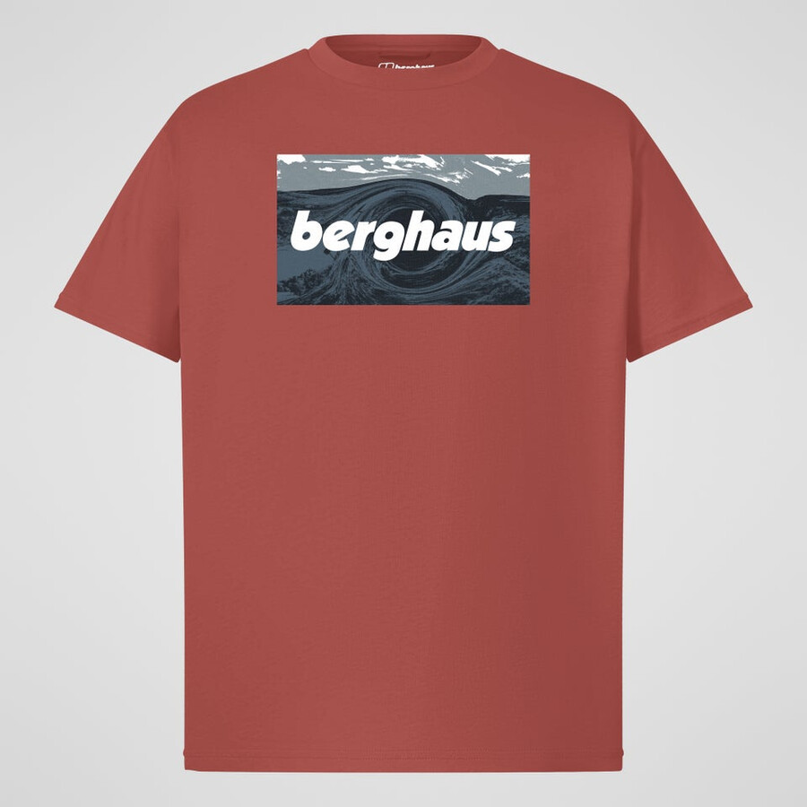 unisex twisted himmel tee - orange berghaus