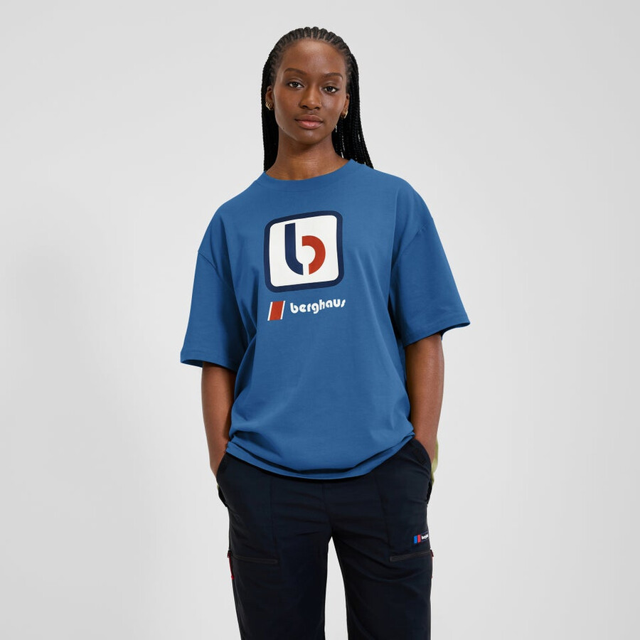 unisex-die b tee - blue berghaus