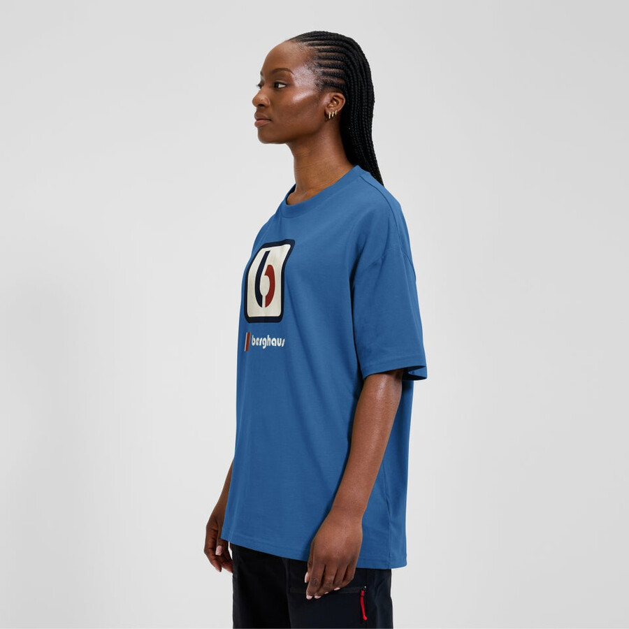 unisex-die b tee - blue berghaus