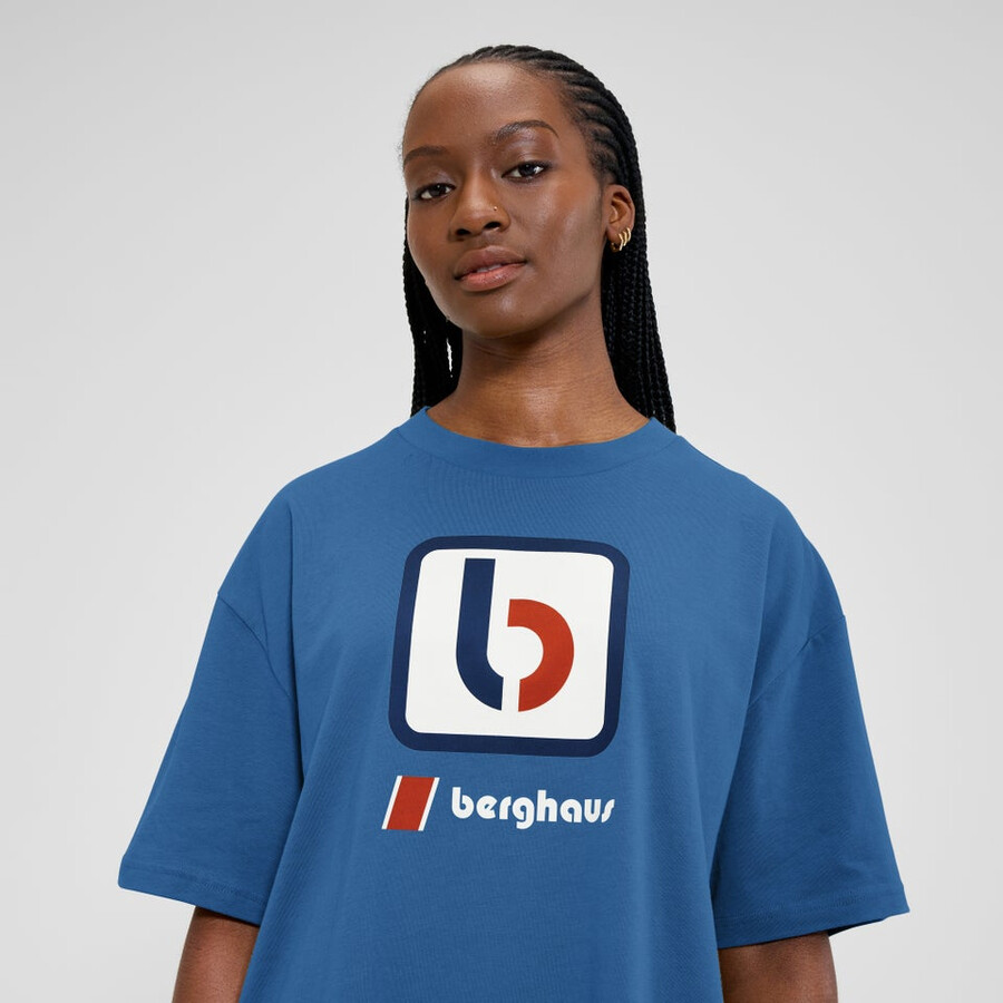 unisex-die b tee - blue berghaus