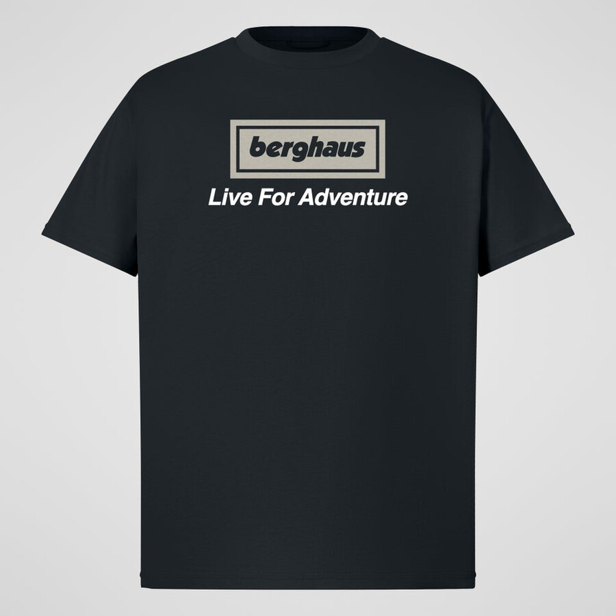 unisex-abenteuer-tour mit tee - black die berghaus