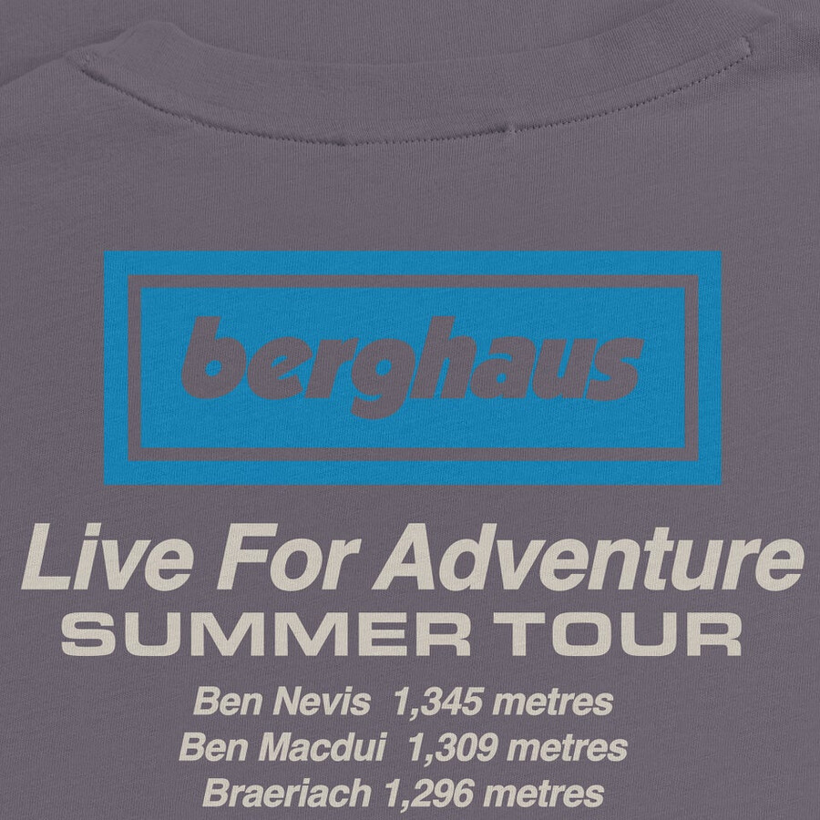 unisex-abenteuer-tour mit tee - purple berghaus