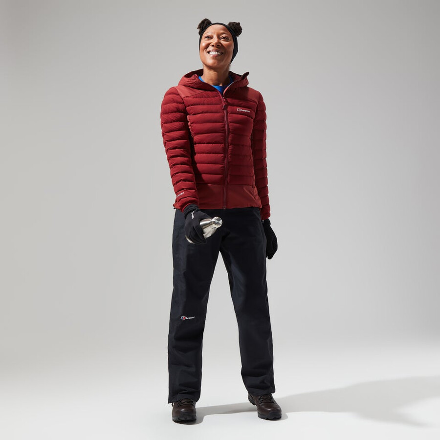 frauen bergsteiger gore-tex-pant - black die berghaus