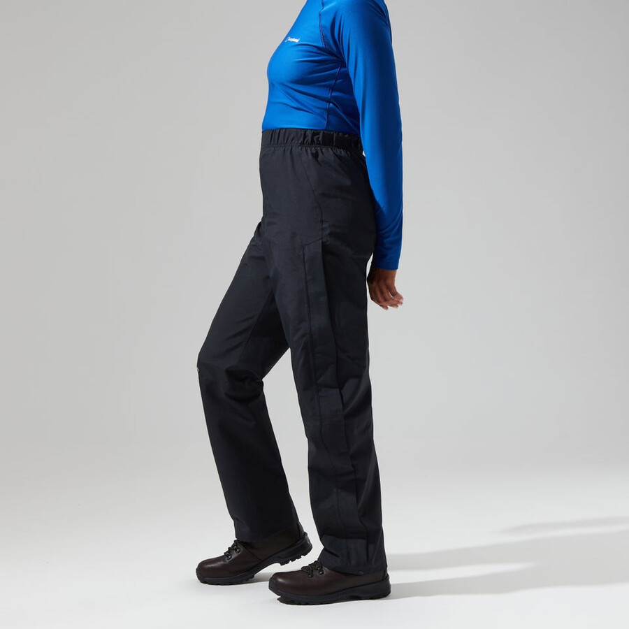 frauen bergsteiger gore-tex-pant - black die berghaus