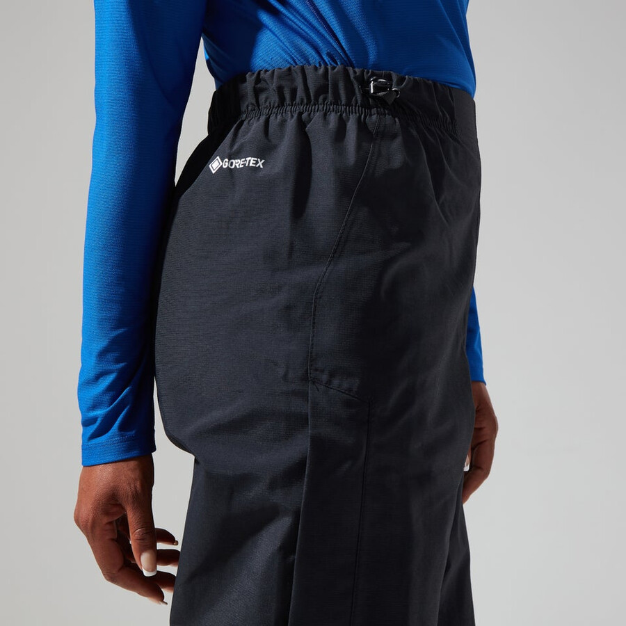 frauen bergsteiger gore-tex-pant - black die berghaus