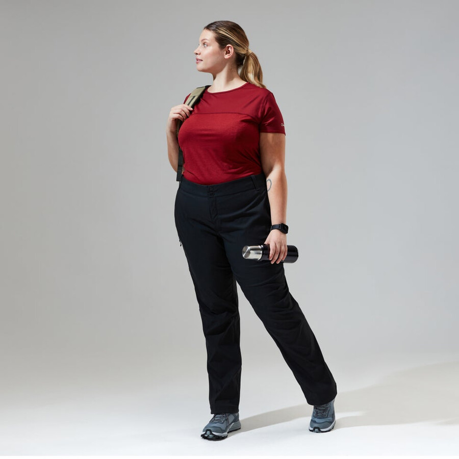 women s ortler 2.0 hose - black die berghaus