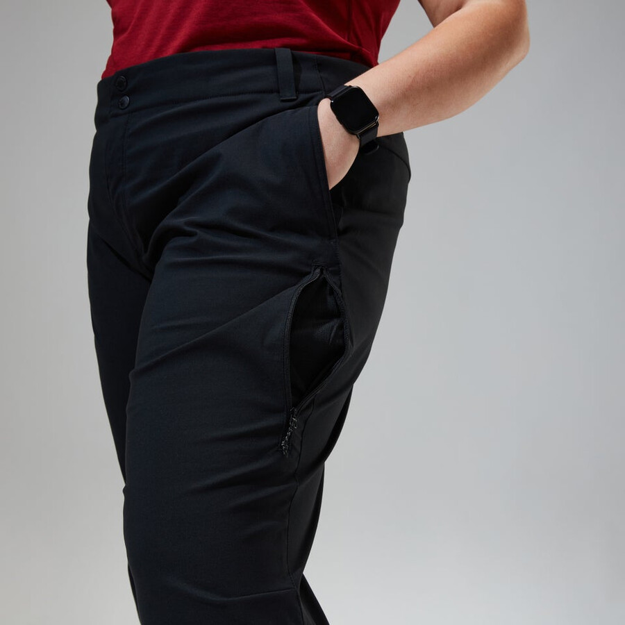 women s ortler 2.0 hose - black die berghaus