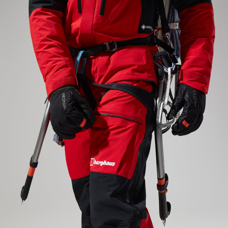 women s mtn guide gore-tex-pro-hose - redblack die berghaus