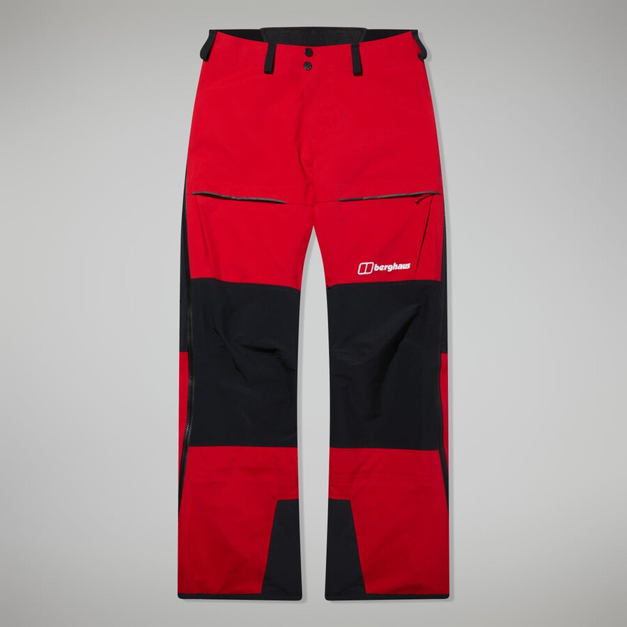 women s mtn guide gore-tex-pro-hose - redblack die berghaus