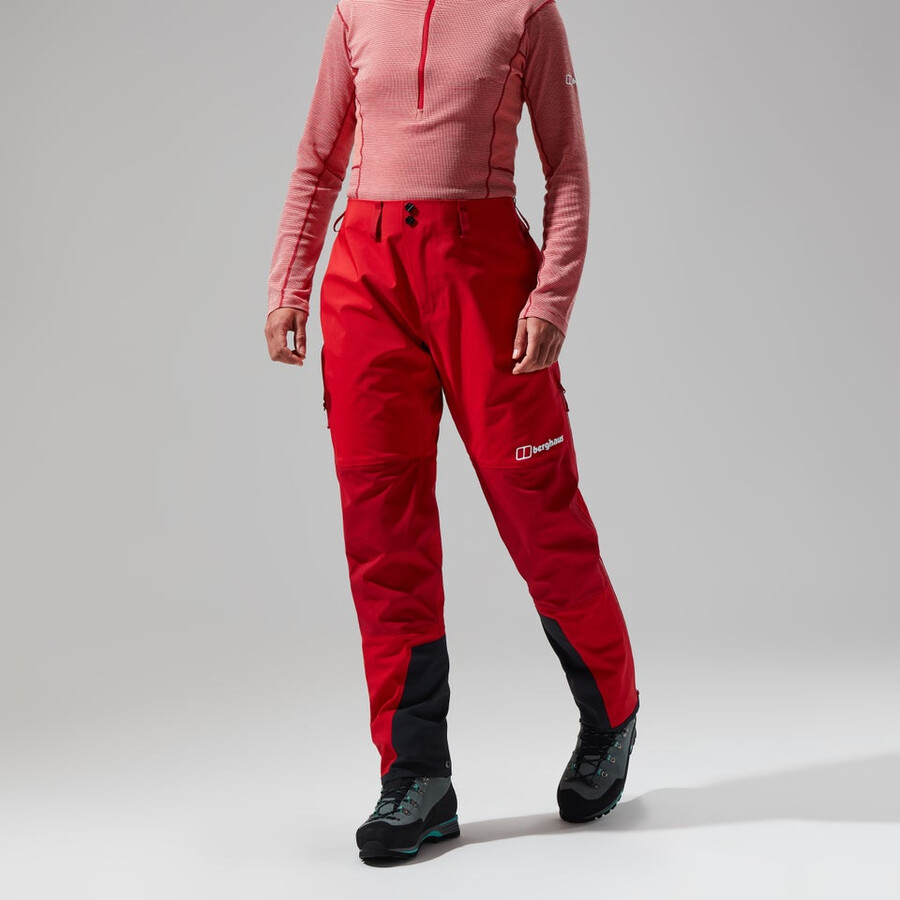 women s mtn seeker gore-tex-hose - red berghaus