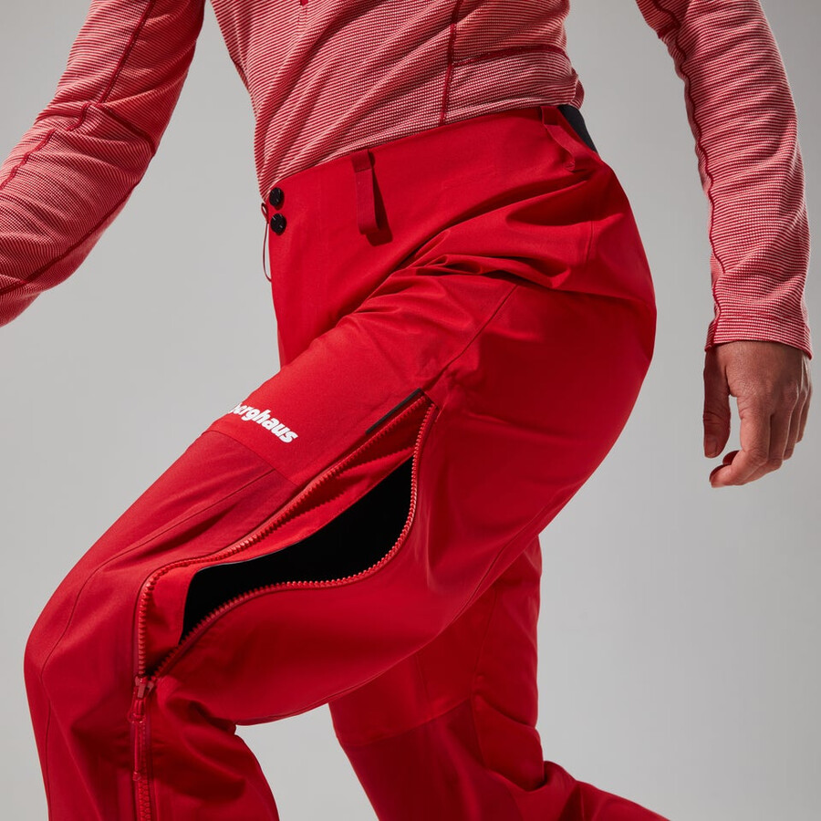 women s mtn seeker gore-tex-hose - red berghaus