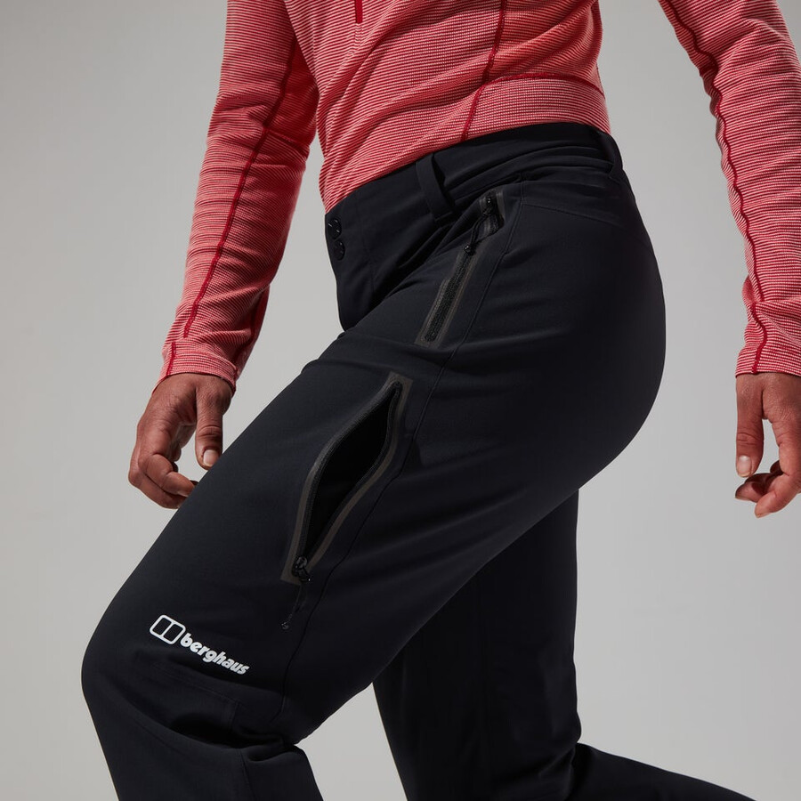 women s mtn guide mw technische pant - black die berghaus