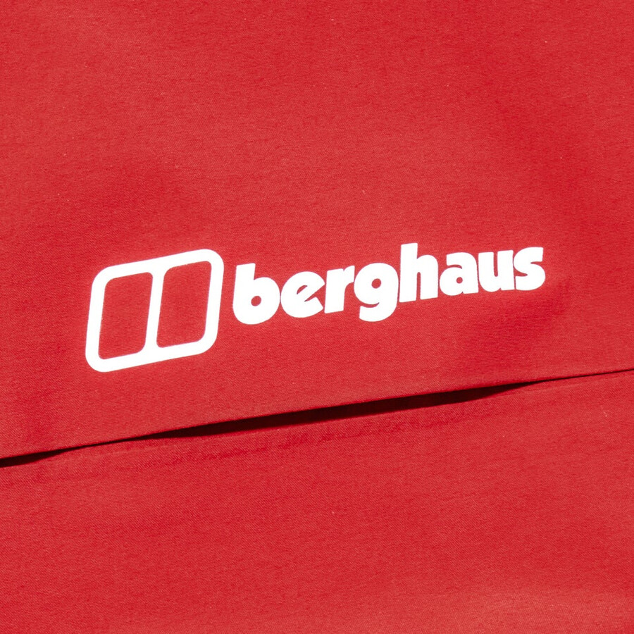 women s mtn arete abstieg gore-tex bib pants - red berghaus