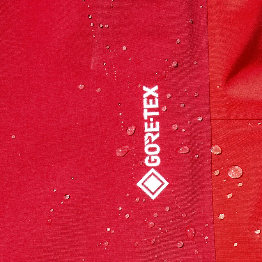 women s mtn arete abstieg gore-tex bib pants - red berghaus