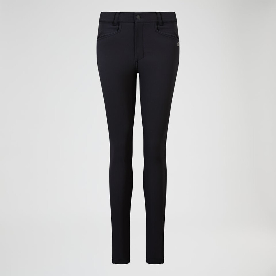 women s everyday skinny stretch hose - schwarz berghaus