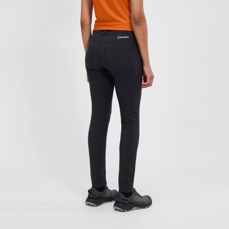women s everyday skinny stretch hose - schwarz berghaus
