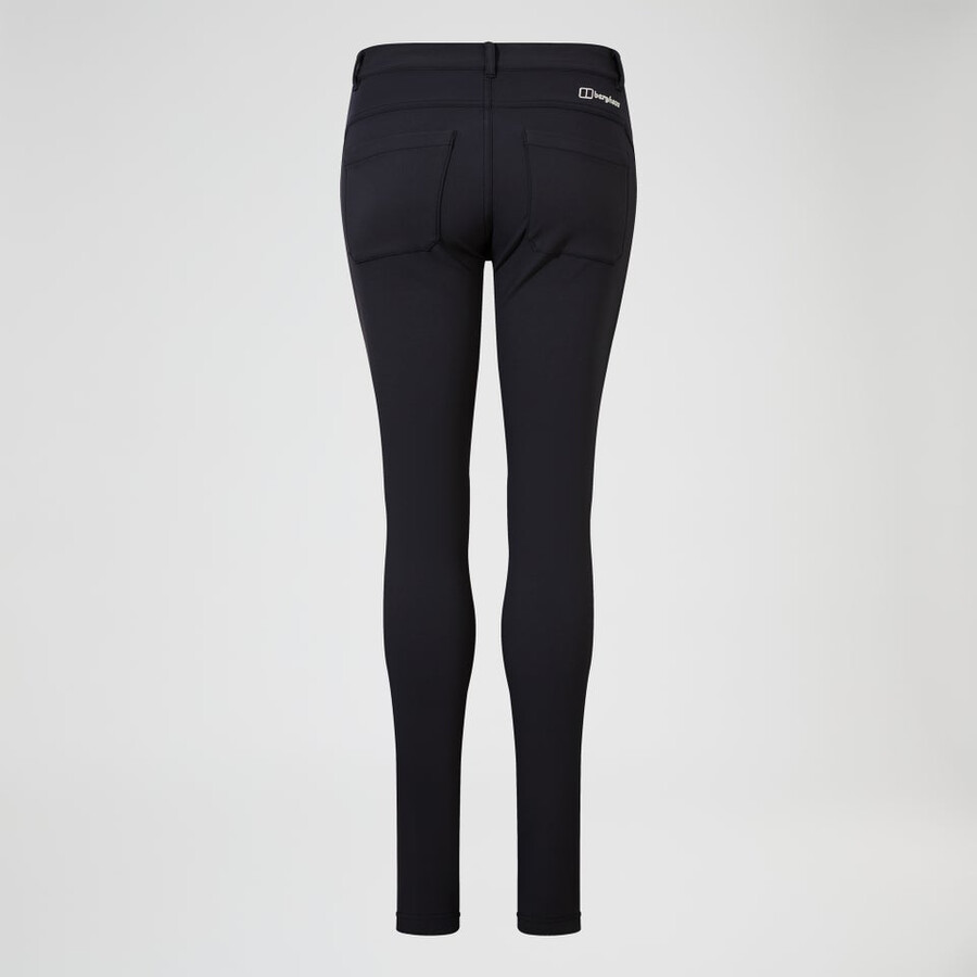 women s everyday skinny stretch hose - schwarz berghaus