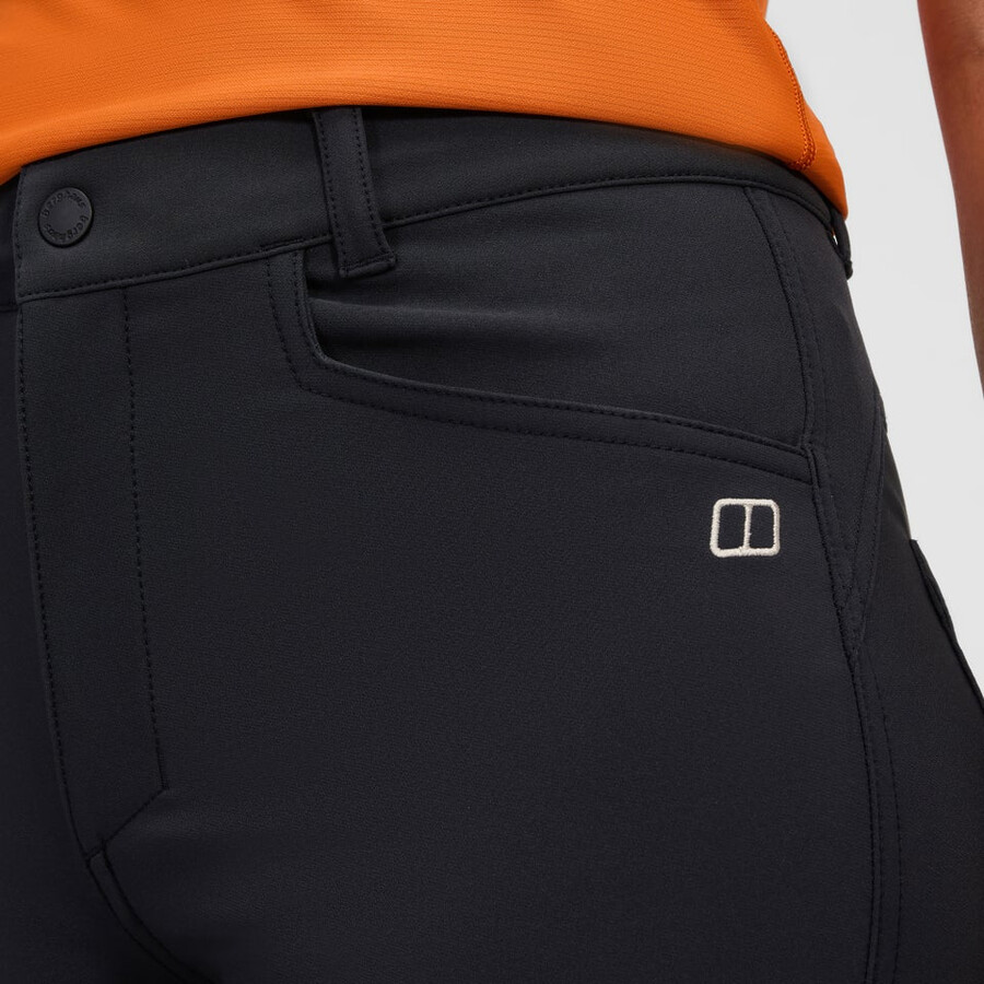 women s everyday skinny stretch hose - schwarz berghaus