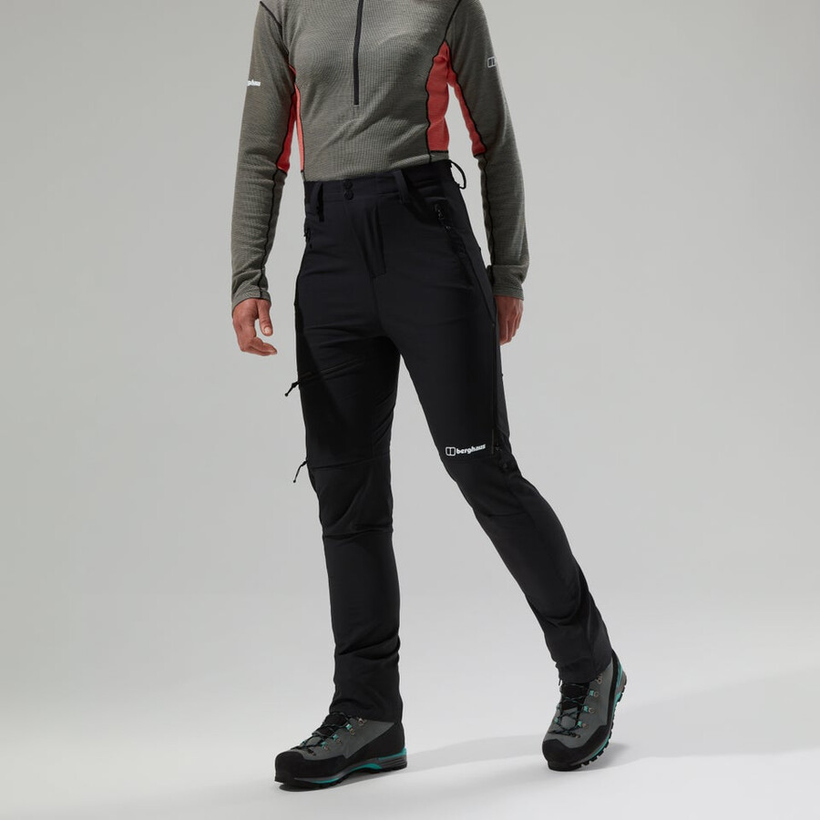 women s mtn guide alpine pant - black die berghaus