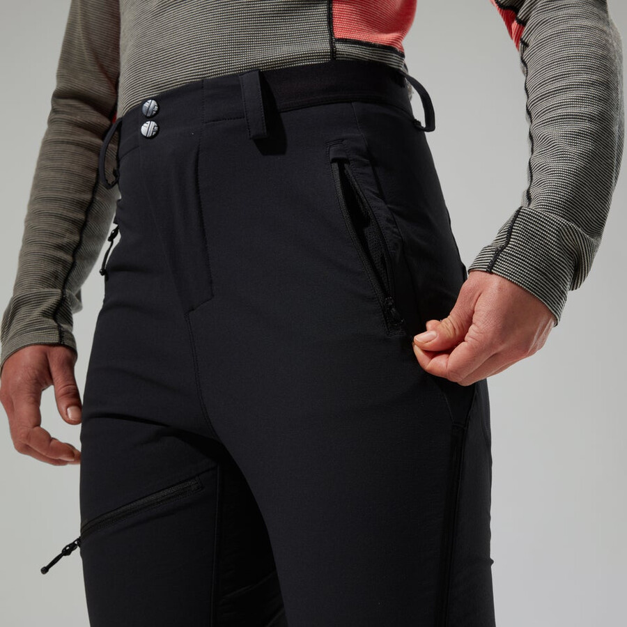 women s mtn guide alpine pant - black die berghaus
